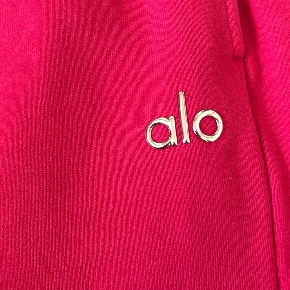 Alo Yoga Accolade Sweatpant Pink Summer Crush L - Picture 8 of 13